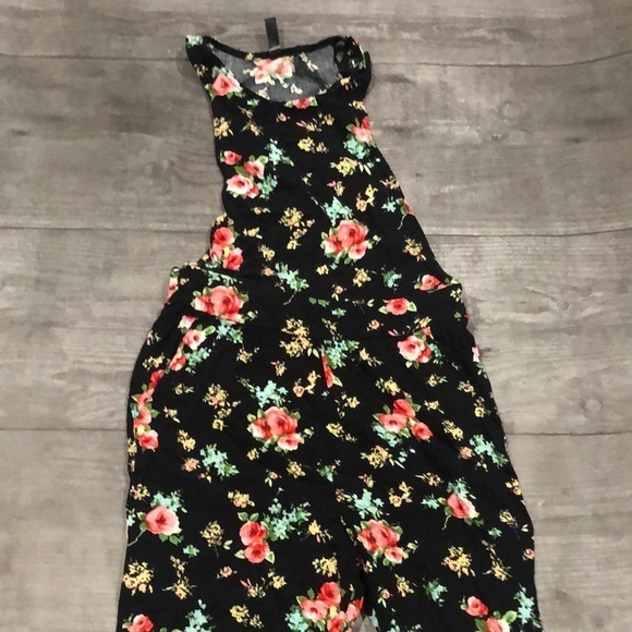 Full Tilt Other - Full tilt girls floral sleeveless jumpsuit